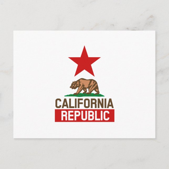 California Republic Postcard (Front)