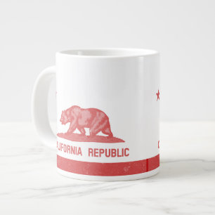 California Republic (Red) Large Coffee Mug