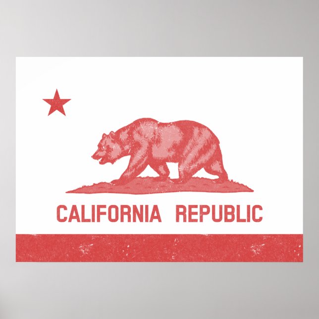 California Republic (Red) Poster (Front)
