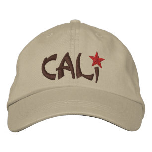 California Republic STAR Embroidery Embroidered Hat