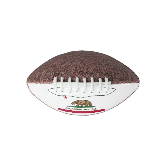 California Republic State Flag American Football (Front)