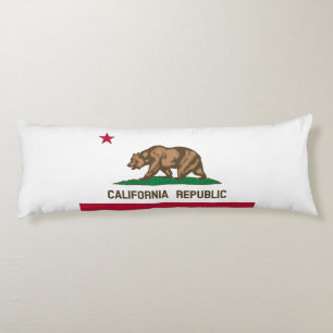 California Republic State Flag Body Cushion