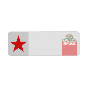 CALIFORNIA REPUBLIC State Flag Decor