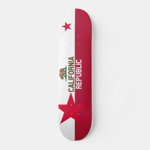 CALIFORNIA REPUBLIC State Flag Fitted Designs Skateboard