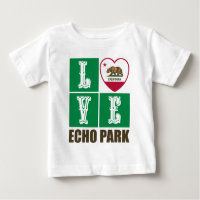 California Republic State Flag Heart Echo Park