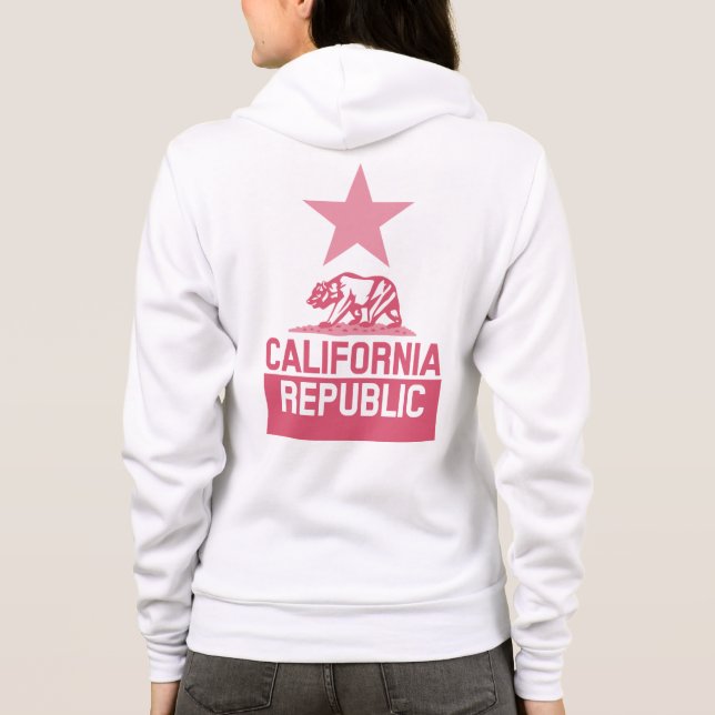 CALIFORNIA REPUBLIC State Flag Hoodie (Back)
