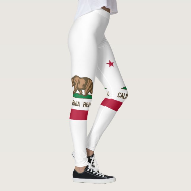 California Republic State Flag Leggings (Right)