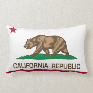 California Republic (State Flag) Lumbar Cushion