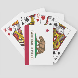 California Republic (State Flag) Playing Cards