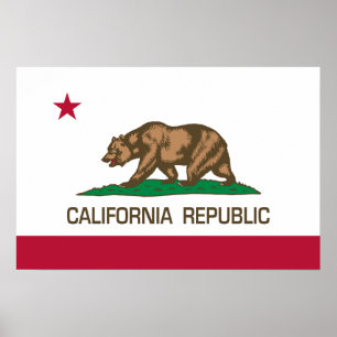 California Republic (State Flag) Poster