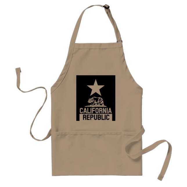 CALIFORNIA REPUBLIC State Flag Standard Apron (Front)