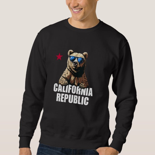 California Republic State Flag Sweatshirt (Front)