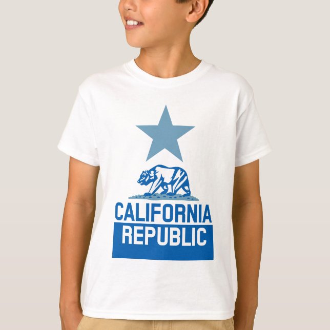 CALIFORNIA REPUBLIC State Flag T-Shirt (Front)