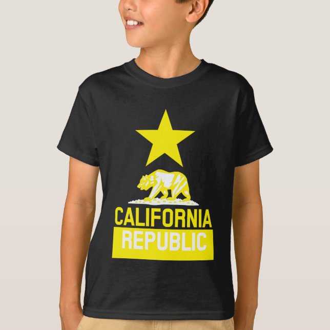 CALIFORNIA REPUBLIC State Flag T-Shirt (Front)