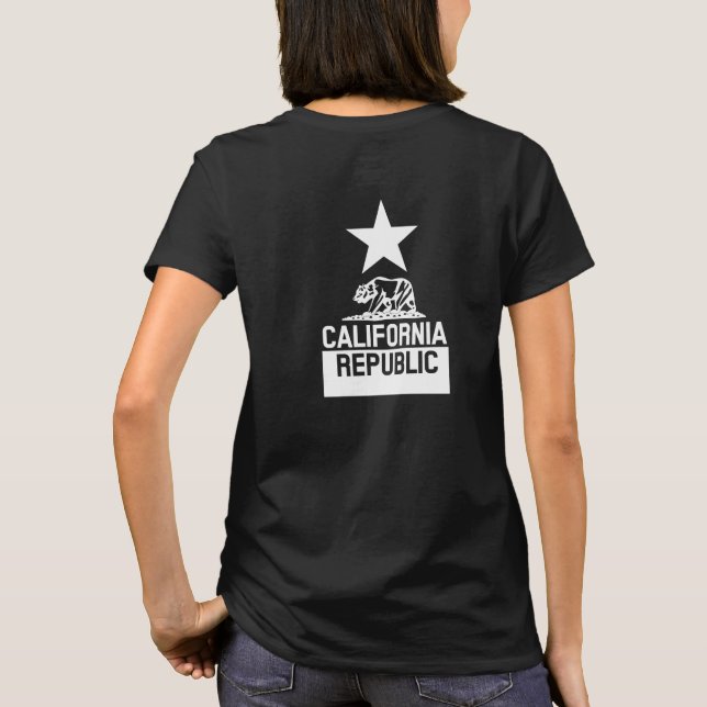 CALIFORNIA REPUBLIC State Flag T-Shirt (Back)
