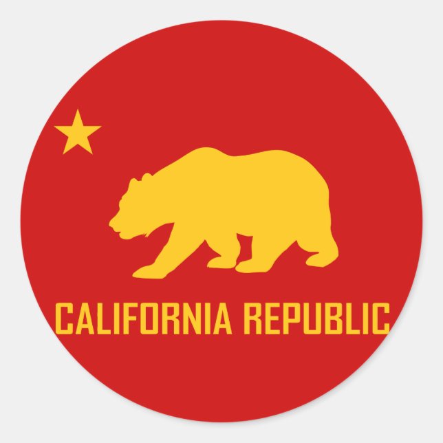 California Republic Sticker (Front)