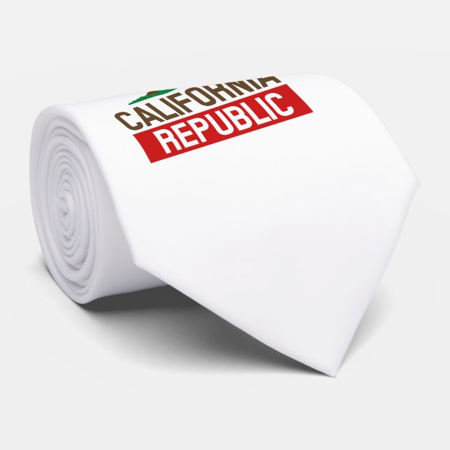 California Republic style Tie (Rolled)