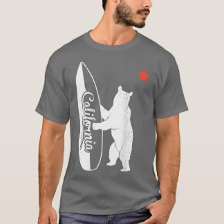 California Republic Surf Bear Shirt Vintage Cali T