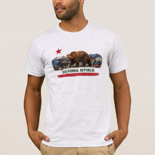 California Republic: Tent City Bear – Satirical T- T-Shirt