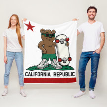 California Republic Throw Blanket