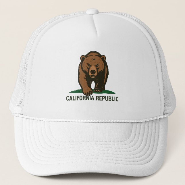 California Republic.  Trucker Hat (Front)