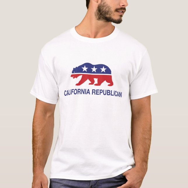California Republican Bear T-Shirt (Front)
