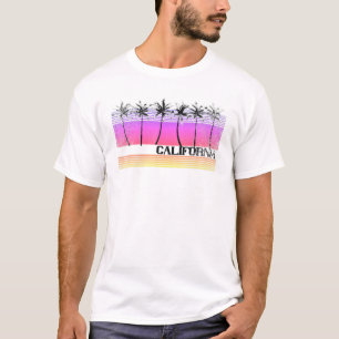 California Retro Style Vintage Beach Surf Sunset 7 T-Shirt