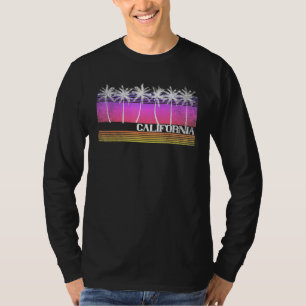 California Retro Style Vintage Beach Surf Sunset 7 T-Shirt