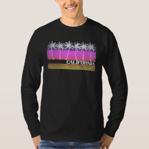 California Retro Vintage Beach Surf Sunset 70s 80s T-Shirt
