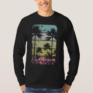 California Retro Vintage Beach Surf Surfing Sunset T-Shirt