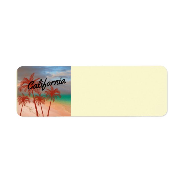 California Return Address Label (Front)