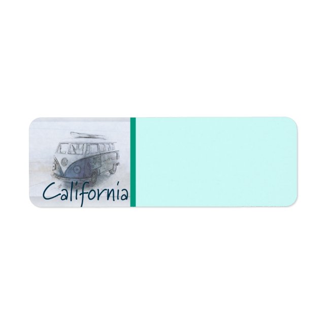 California Return Address Label (Front)