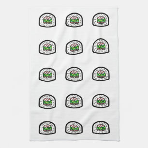 California Roll Tea Towel