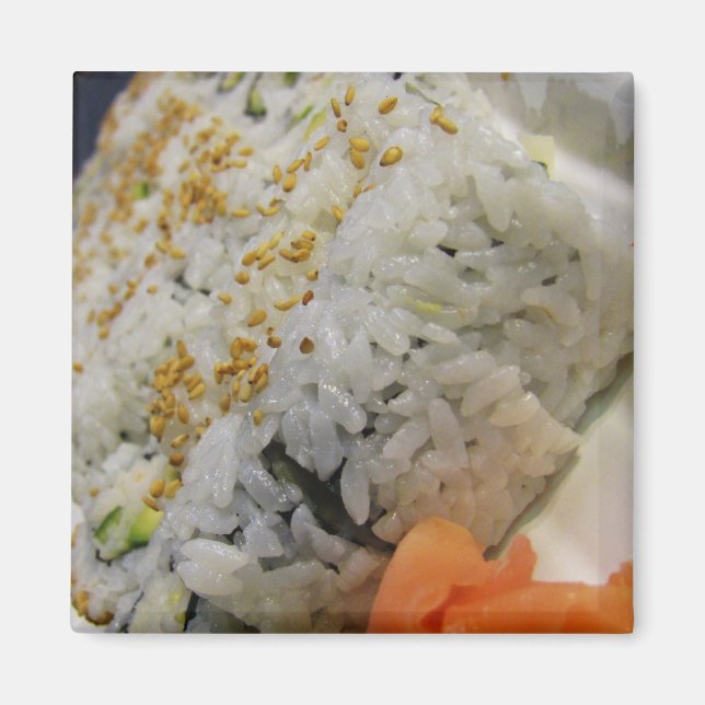 California Roll - Vegetarian Sushi Magnet (Front)