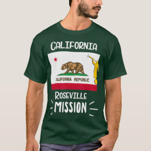 California Roseville Mormon LDS Mission Gift T-Shirt