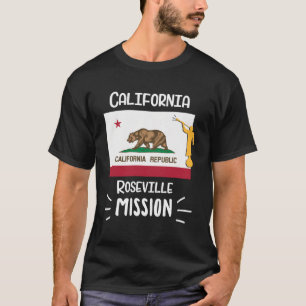 California Roseville Mormon LDS Mission Missionary T-Shirt