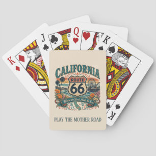 California Route 66 Mother Road Game Playing Cards