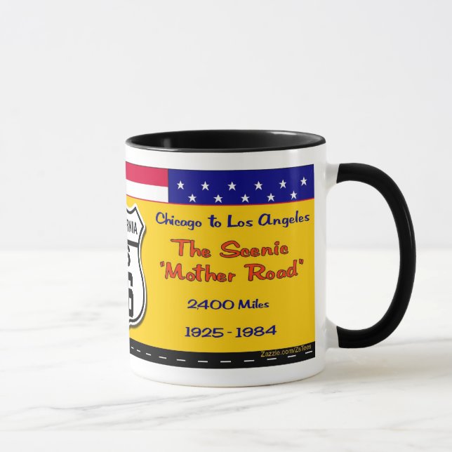 California - Route 66 Mug (Right)