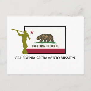 CALIFORNIA SACRAMENTO MISSION LDS CTR POSTCARD