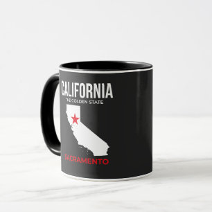 California, Sacramento – The Golden State, USA Mug