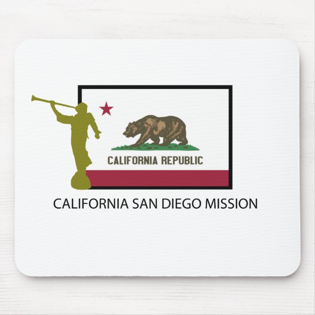 CALIFORNIA SAN DIEGO MISSION LDS CTR MOUSE MAT (Front)