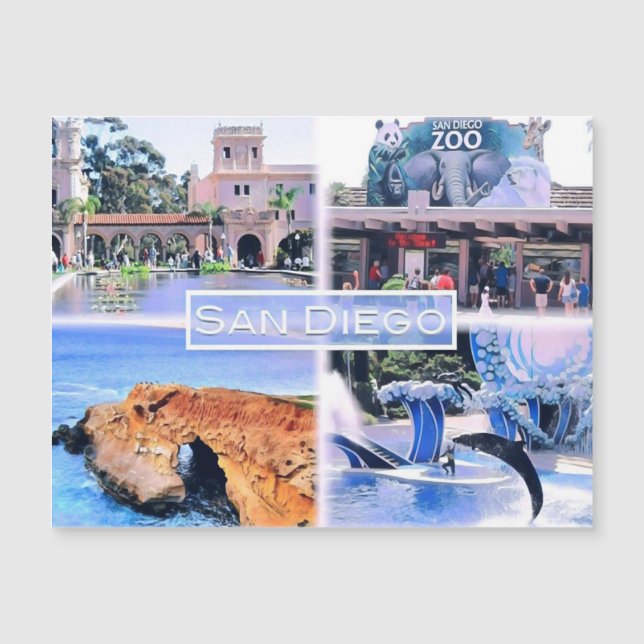 California -  San Diego - Mosaic - USA - (Front)