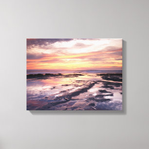 California, San Diego, Sunset Cliffs, Sunset 1 Canvas Print