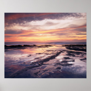 California, San Diego, Sunset Cliffs, Sunset 1 Poster