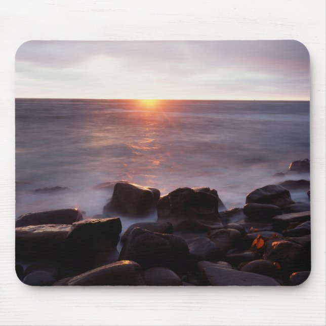 California, San Diego, Sunset Cliffs, Sunset 2 Mouse Mat (Front)