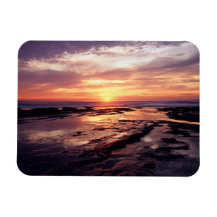 California, San Diego, Sunset Cliffs, Sunset 3 Magnet