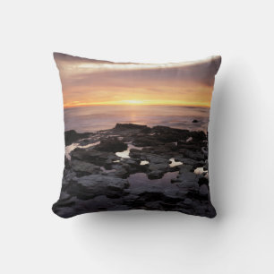 California, San Diego, Sunset Cliffs, Sunset 6 Cushion