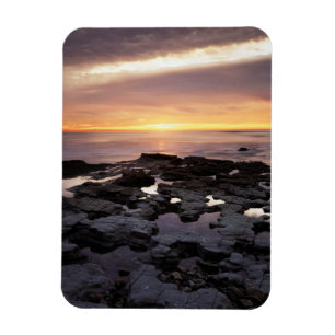 California, San Diego, Sunset Cliffs, Sunset 6 Magnet