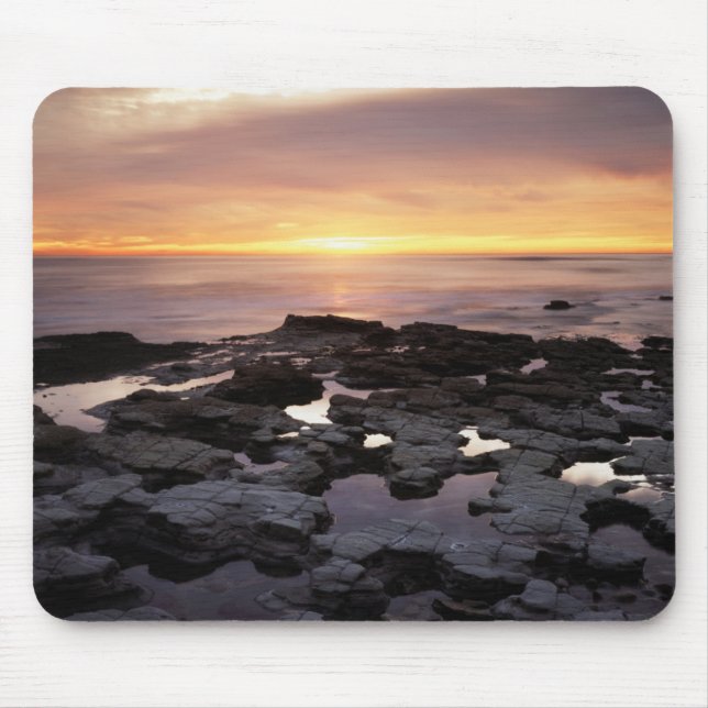 California, San Diego, Sunset Cliffs, Sunset 6 Mouse Mat (Front)