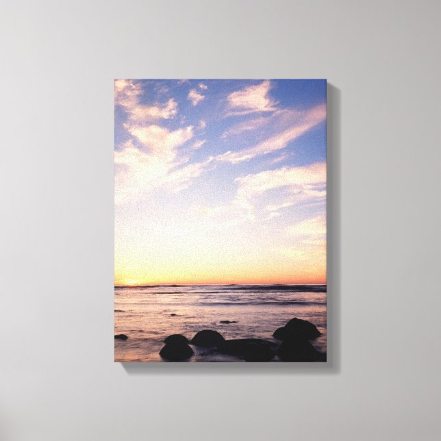 California, San Diego, Sunset Cliffs, Sunset 7 Canvas Print (Front)